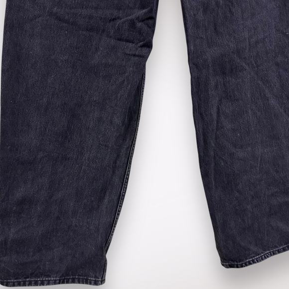 BDG Y2K 30 Baggy Black Jeans Skater Ripped Destroyed Distress Holes Grunge Punk - Picture 7 of 10